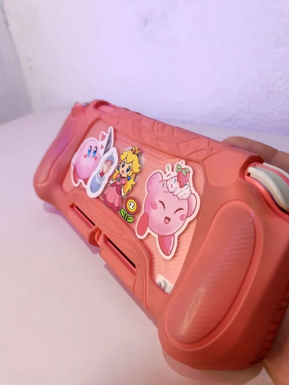 Switch lite Rosa com Grip e Garantia - Foto 3