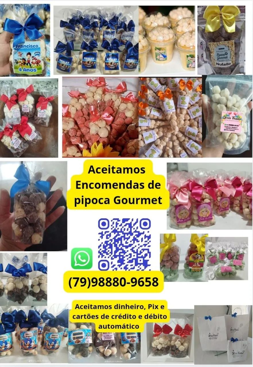 Pipoca Gourmet redondas redondas. - Foto 4