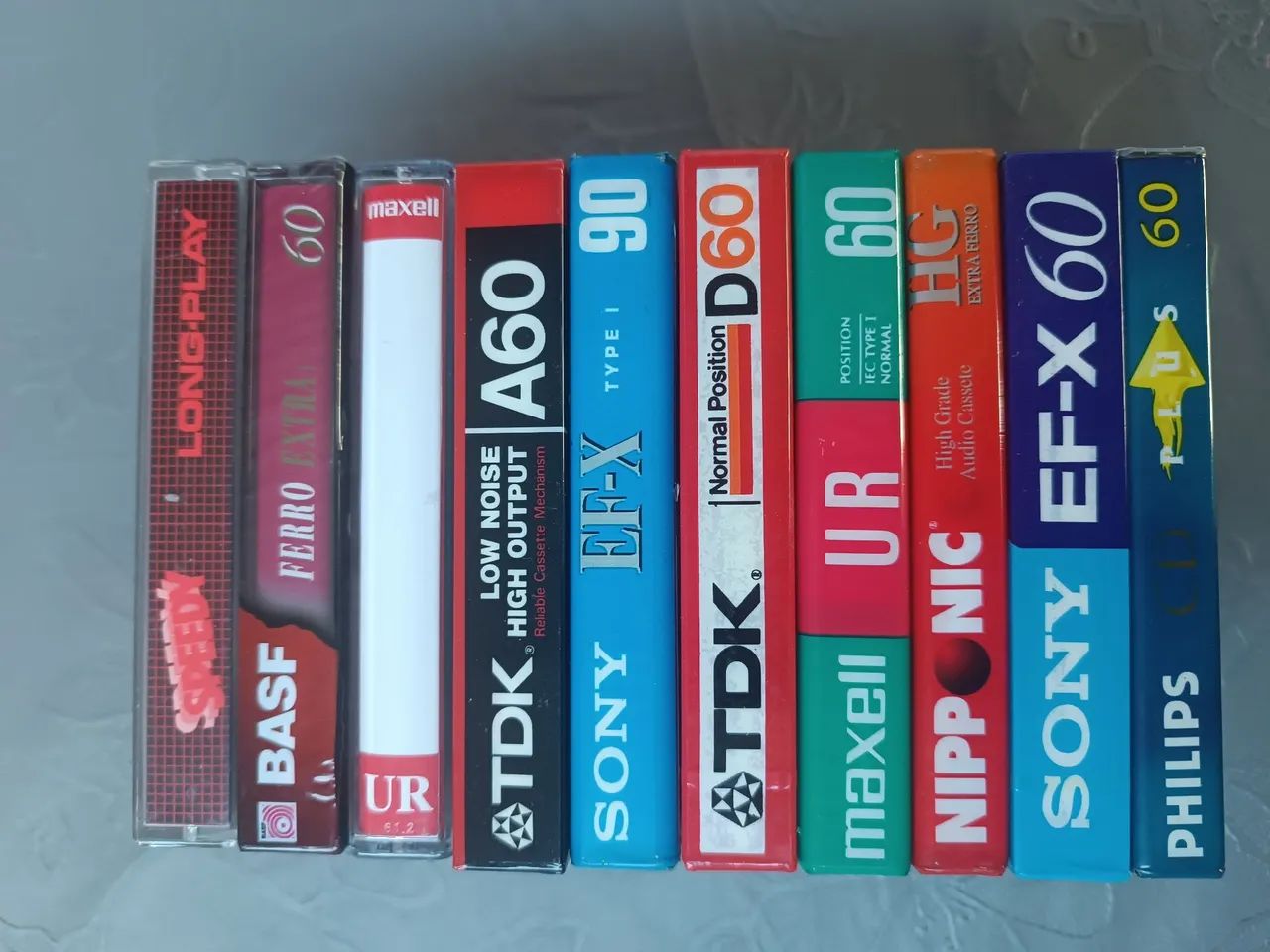 Fita k7 virgens lote 10 unidades tdk sony maxell - CDs, DVDs etc