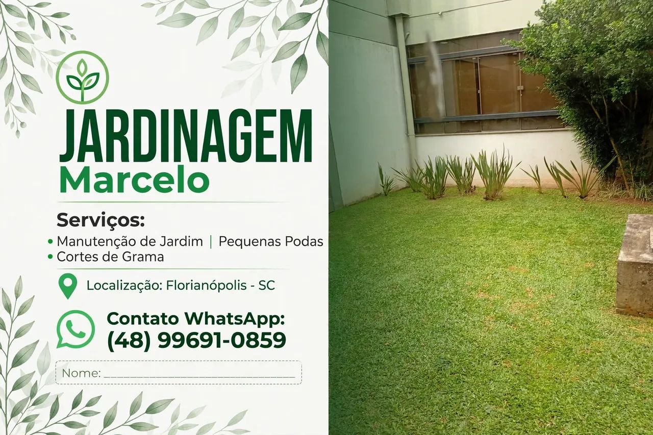 Jardinagems em Florianópolis 