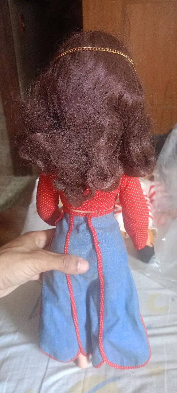 Boneca ciganinha atma, com quedas de cabelos  - Foto 4