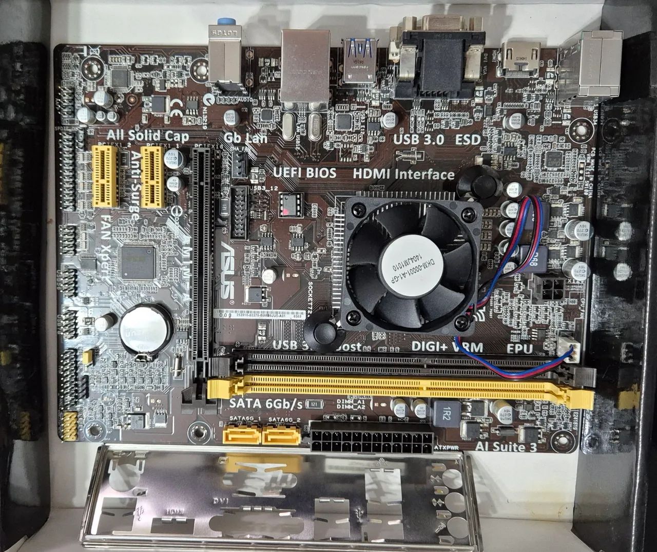 Placa Mãe Asus AM1M-A BR + Processador AMD Athlon 5150 - Foto 2