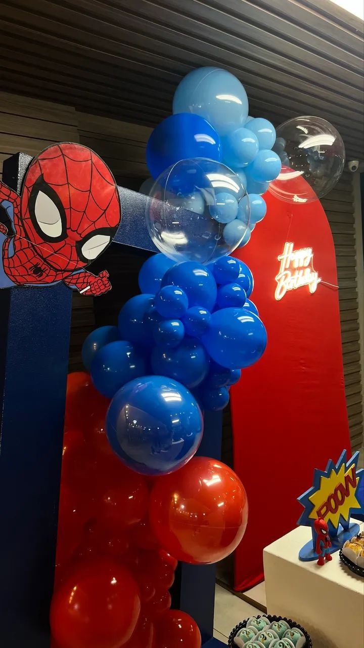 Decoração homem aranha baby cute - Foto 3