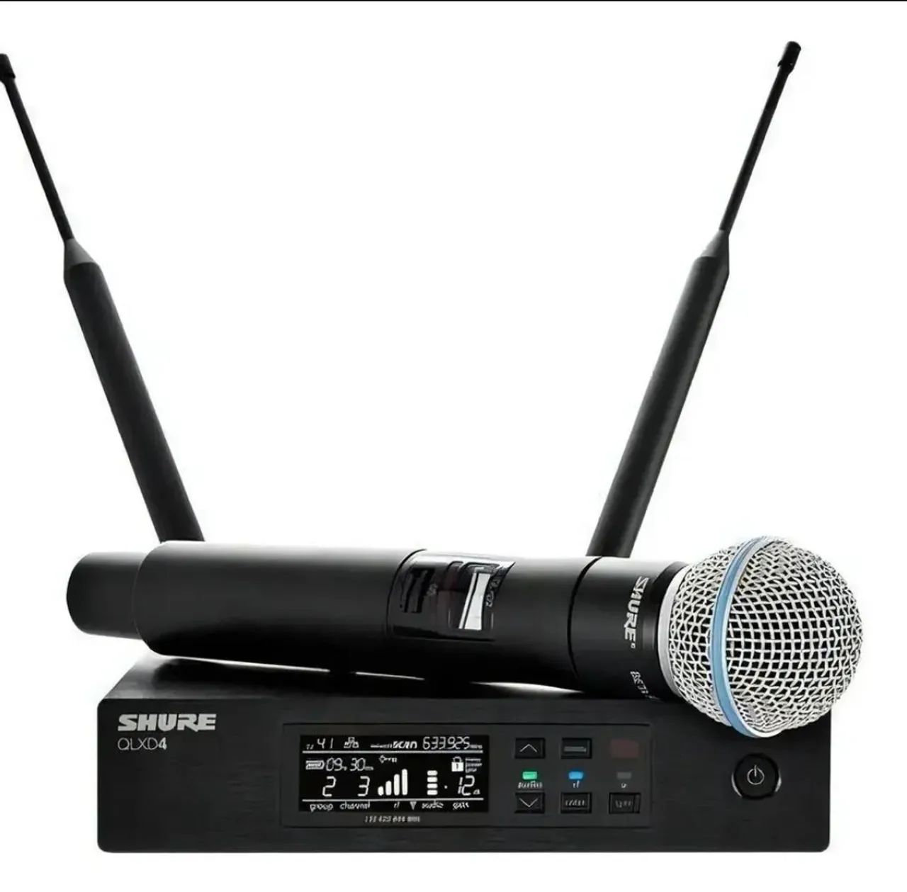 MICROFONE SEM FIO SHURE QLXD34 + BASTÃO BETA 58A
