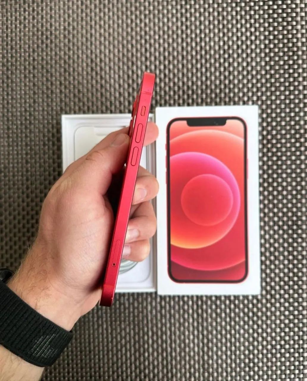 iPhone 12 Red 128GB Completo Caixa e Nota Fiscal Aceito Cartão