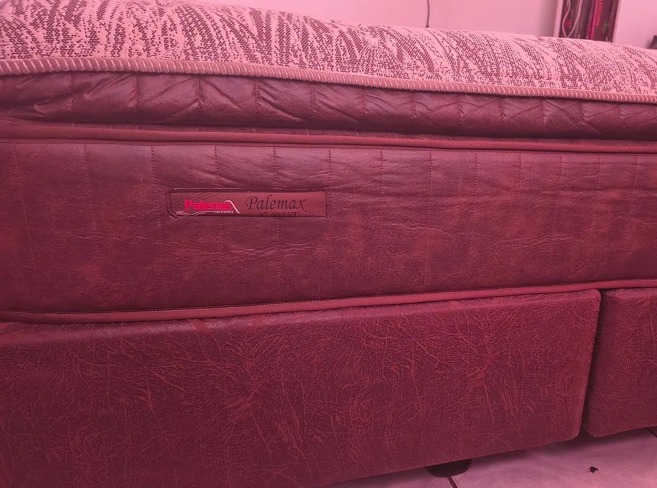 CAMA QUEEN (Colchão e Duas bases) - Foto 4