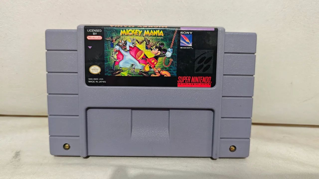 Mickey mania snes original