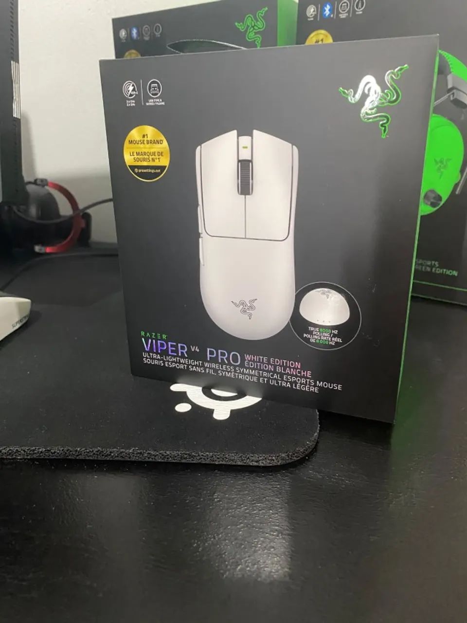Mouse Gamer Sem Fio Razer Viper V4 Pro White - Foto 2