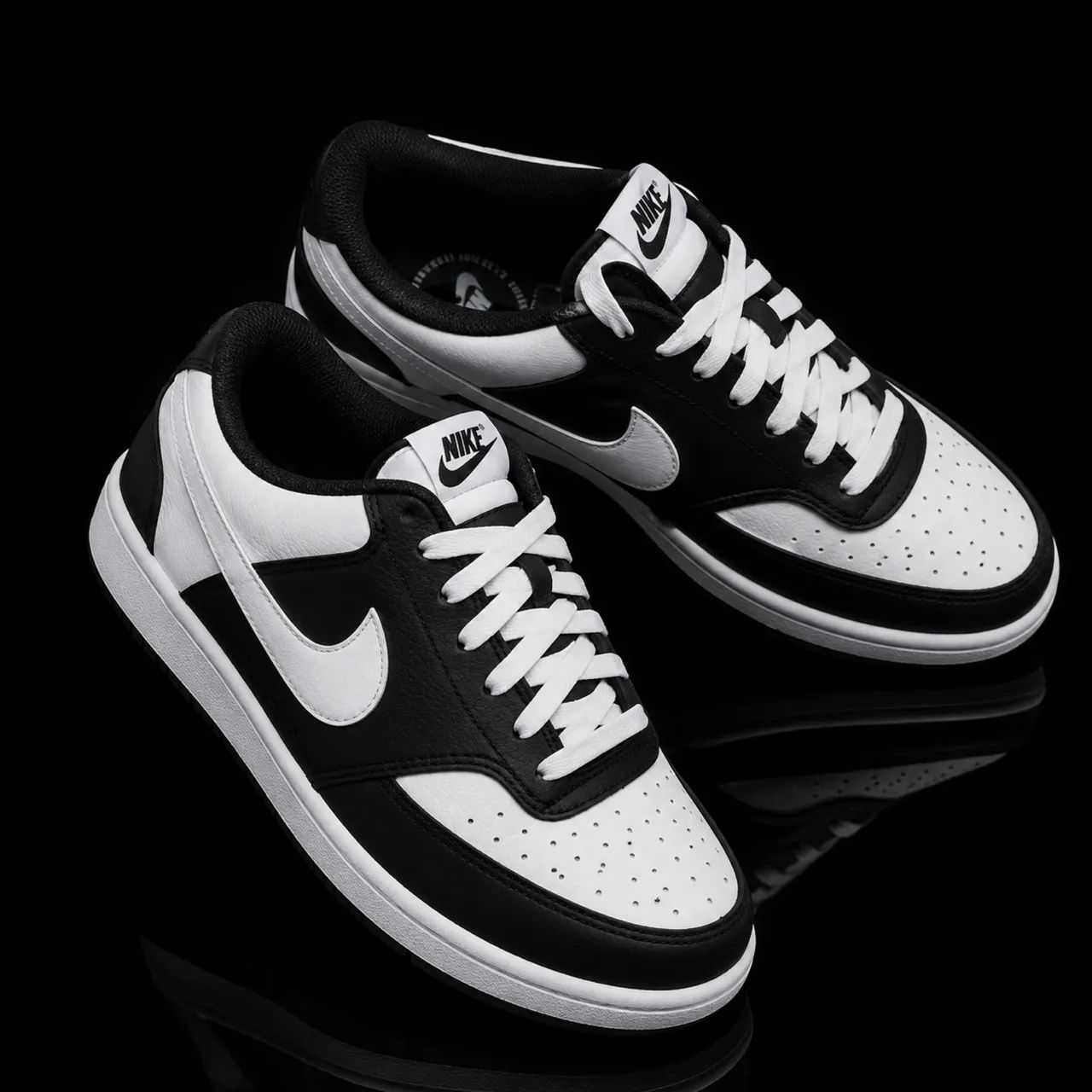 Tênis Nike Court Vision - Preto e Branco - Foto 3