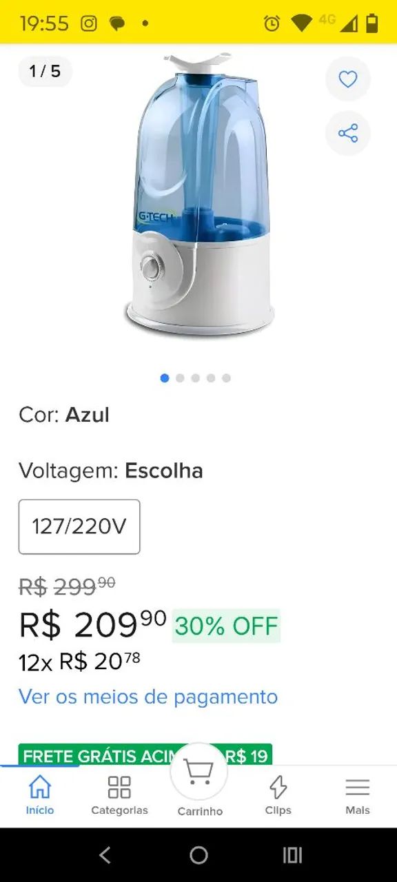 Umidificador g tech - Foto 2
