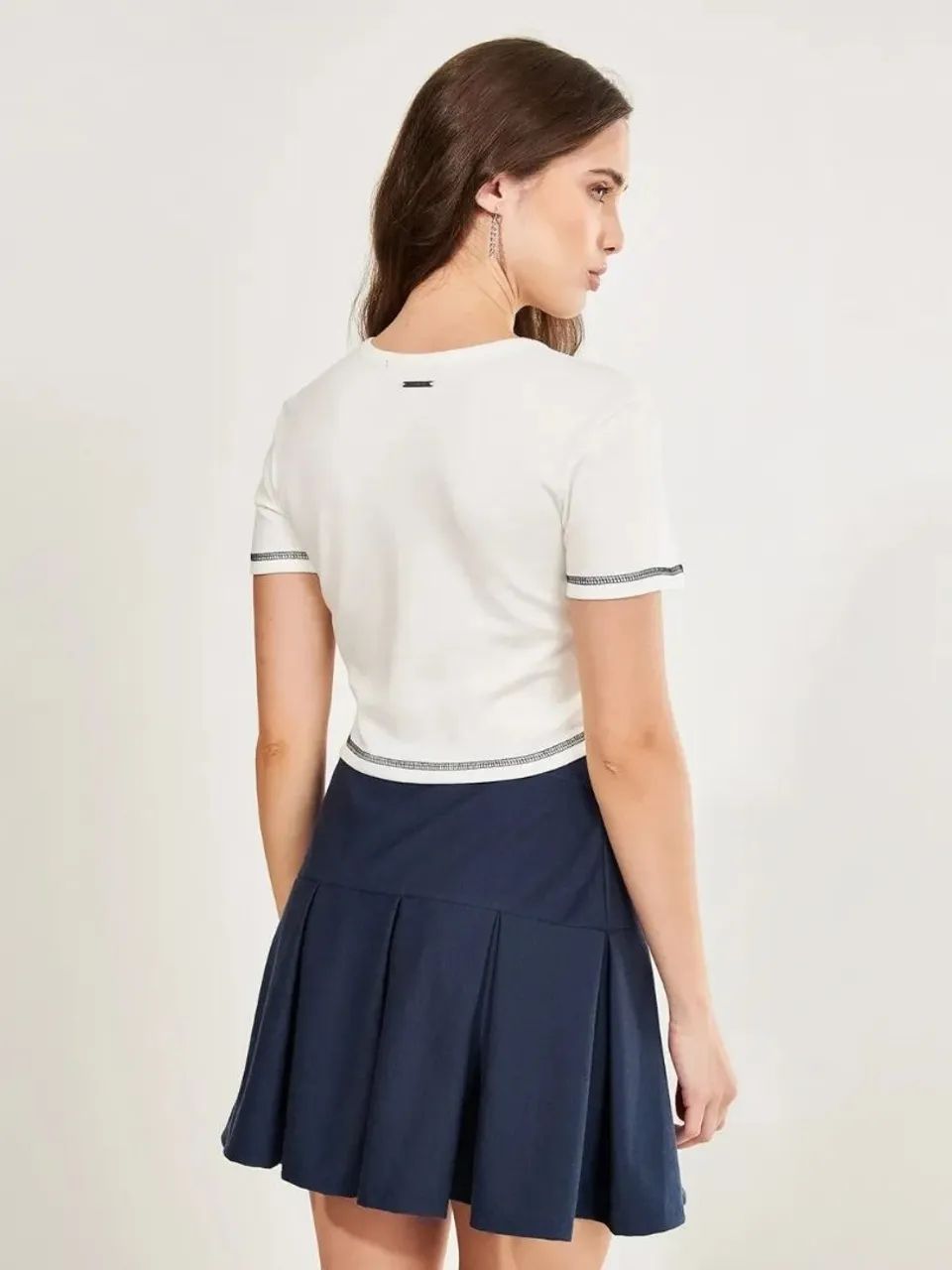 blusa cropped borboleta - Foto 3