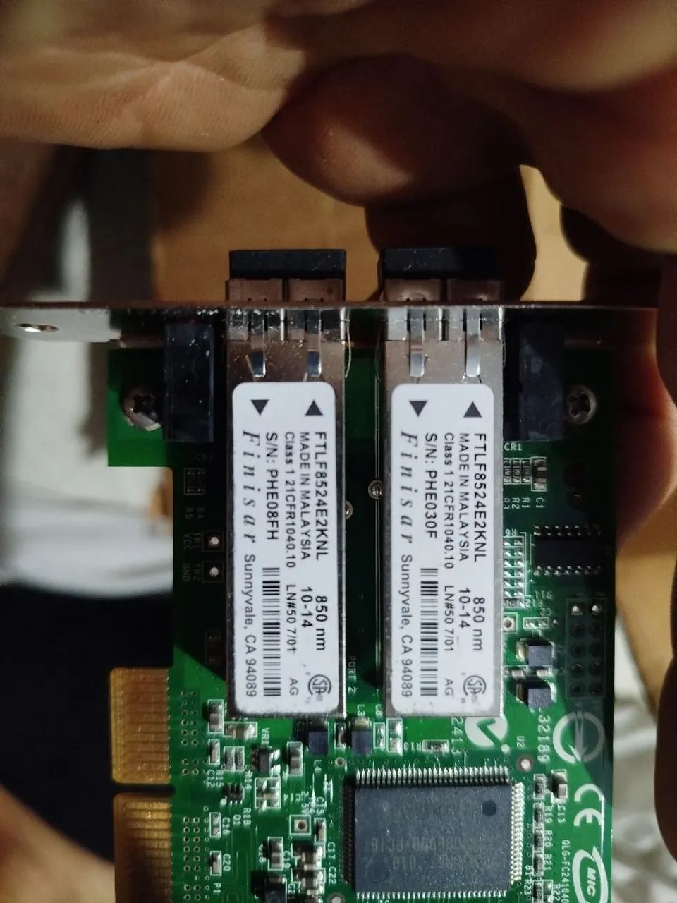 host (HBA) QLogic QLA2462 Fibre Channel - Foto 3