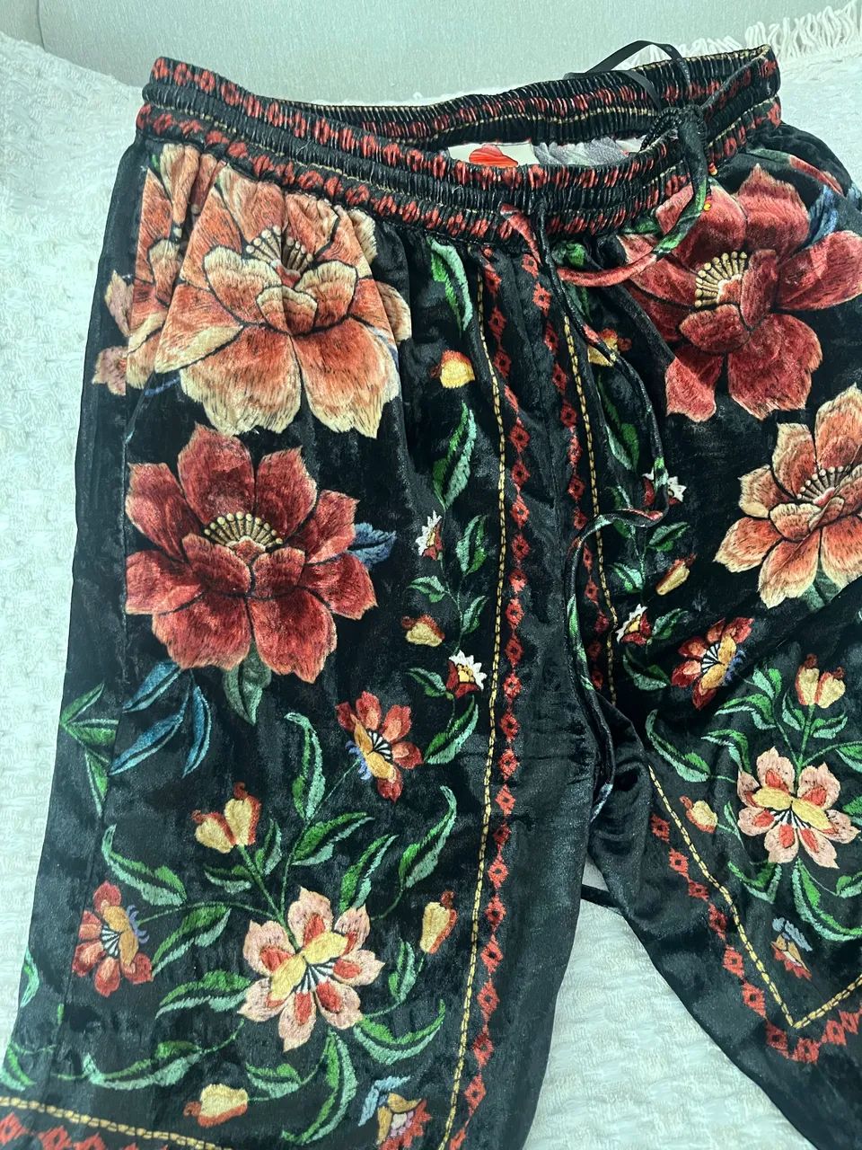 Calça veludo FARM global tamanho S - Foto 4
