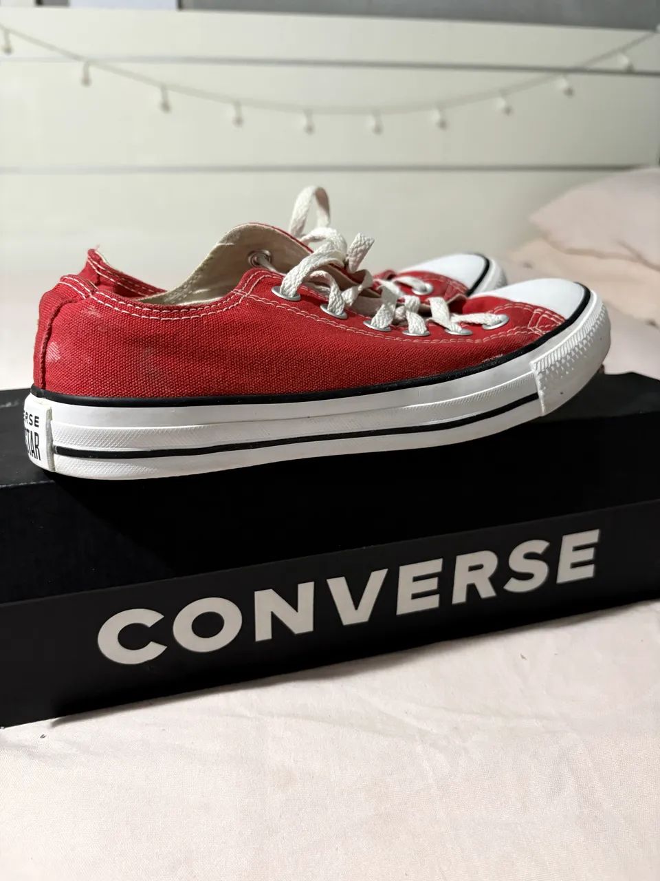 Tênis All Star vermelho  - Foto 4