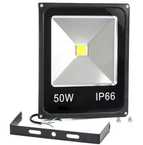 Refletor Led 50w Holofote Branco Frio à Prova D'água Novo na Caixa - Foto 2