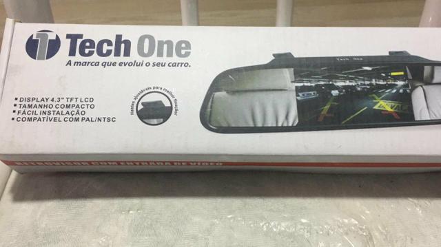 Espelho retrovisor com câmera de ré