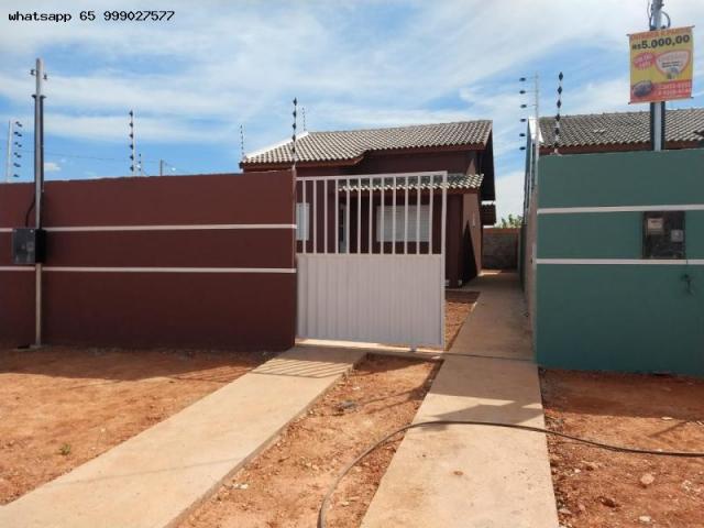 Casa para venda em várzea grande, novo mundo, 2 dormitórios, 1 banheiro, 2 vagas