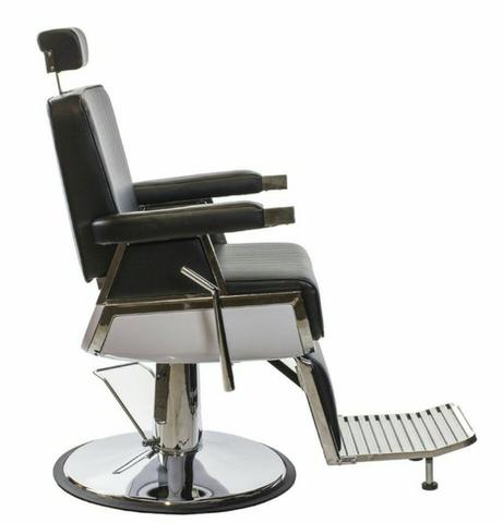 Cadeira Hidráulica e Reclinável Salão Ou Barbearia Nova com Garantia - Foto 3