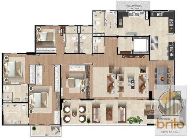 Edifício Europa Pré Lançamento de Alto Padrão - Aptos de 211,82 m² 4 dorm/3 suites 3 vagas - Foto 6