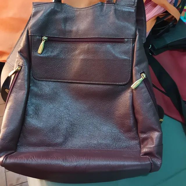Bolsa de couro 300 reais. 