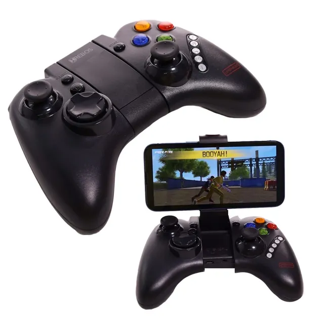 Compatível com Bluetooth 5.0 Controlador De Jogos, Motor De Vibração Dupla,  Gamepad Celular, Botão De Programação, PUBG Mobile, PS3, PS4 - AliExpress