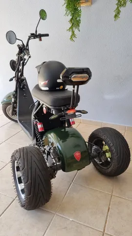 Carrinho Estilo Drift Triciclo Elétrico Tipo Scooter Motorizado