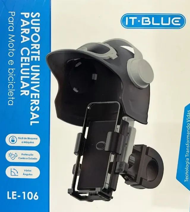 Suporte De Celular Para Moto Uber Capacete Proteção Solar
