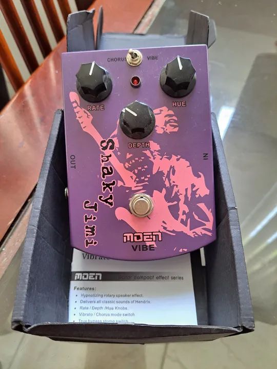 Pedal de Guitarra Univibe / Chorus Shaky Jimi - Foto 3