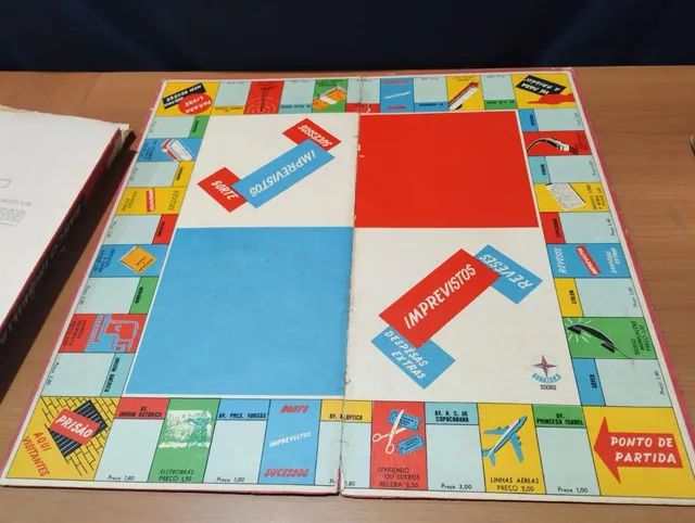 Antigo jogo Banco Imobiliário da ESTRELA ano de 1969. Incompleto. - Foto 2