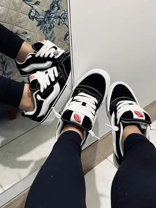 Tênis Vans Era Black Knu Estilo Moderno Casual