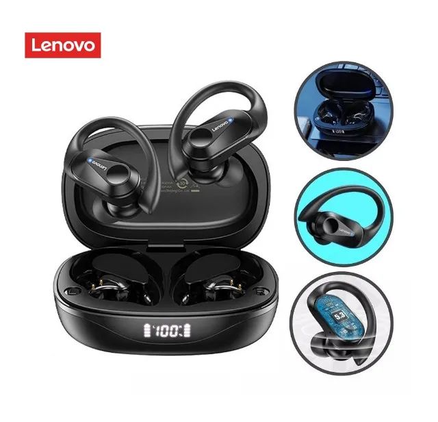 Fone De Ouvido Sem Fio Tws Bluetooth 5.3 Lenovo 