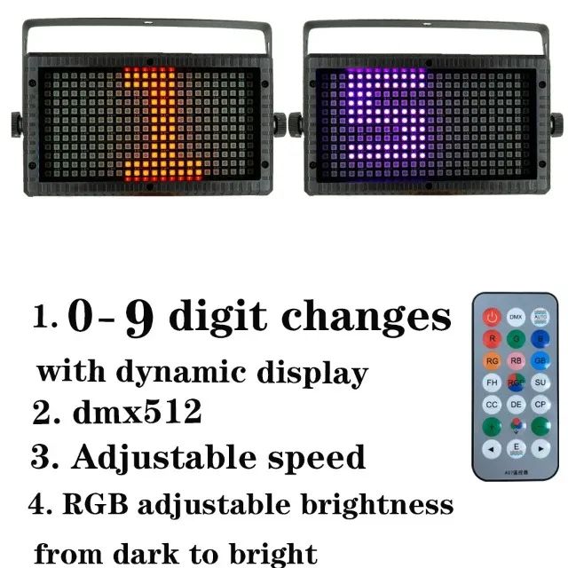 Refletor Strobo Led 60w Rgb Multi Efeitos Dmx - Foto 4