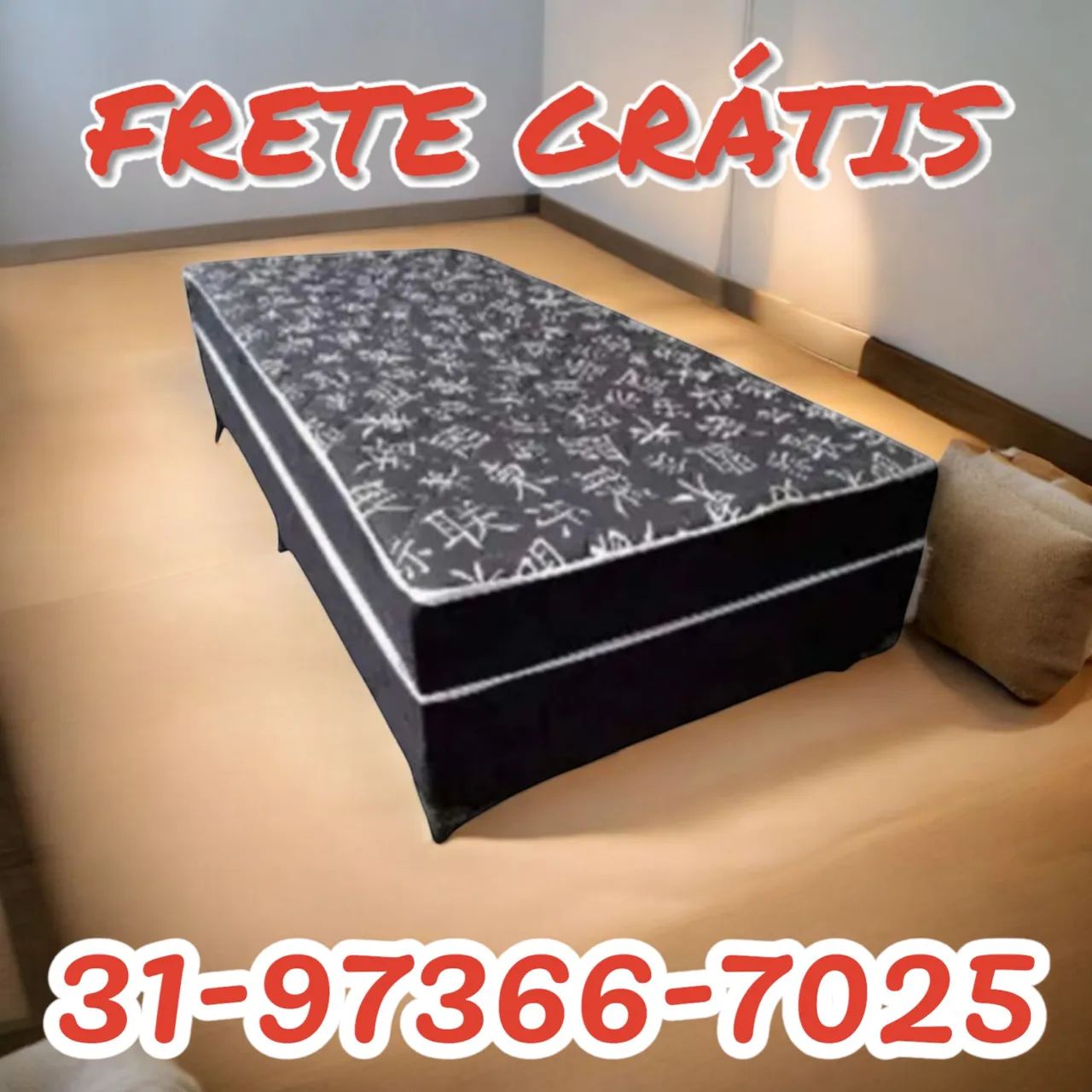 CAMA BOX SOLTEIRO D33 NOVAS / ENTREGA IMEDIATA E SEM CUSTO 