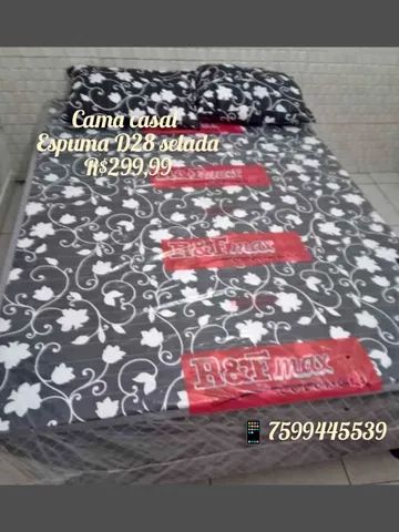 Box casal conjugada, espuma D28 selada! - Foto 4