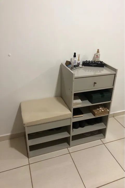  Sapateira com banco para hall de entrada - Foto 4