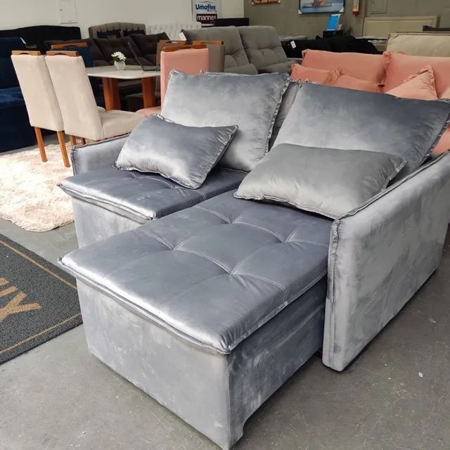 Sofa Retratil Reclinável New York  2,00 mts - Foto 4