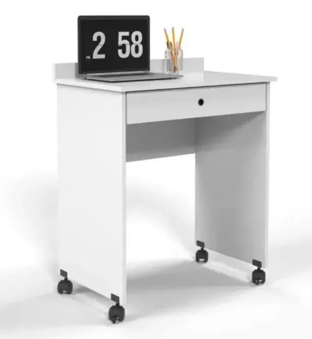 Mesa para Computador ou Notebook com Gaveta Branca - PROMOÇÃO