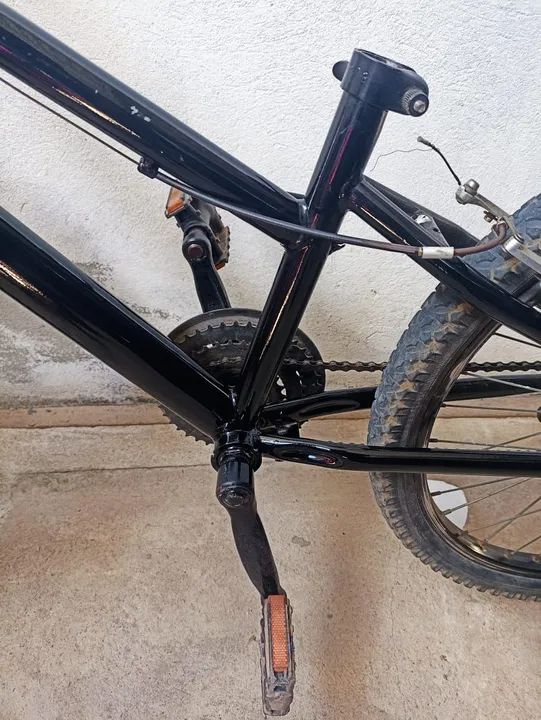 Bicicleta Aro 24 - Preta - Foto 3