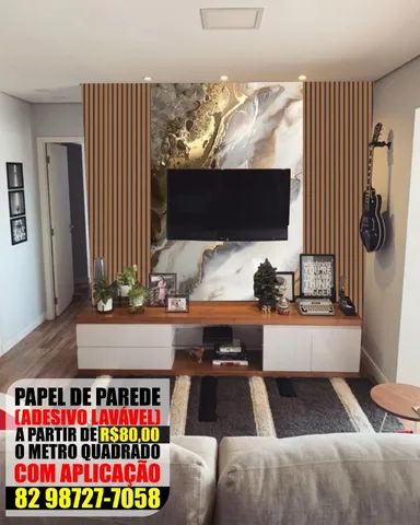 Papel de parede adesivo 3D