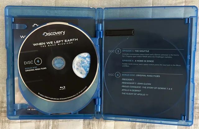 Blu-Ray NASA com Discovery Channel, 4 Cds, Importado. - Foto 5