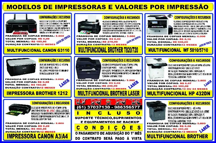 Aluguel de impressoras e scanner laser e jato tintas coloridas a partir de R$ 150 - Foto 4