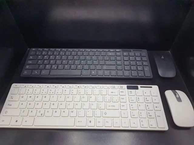 Teclado e mouse sem fio