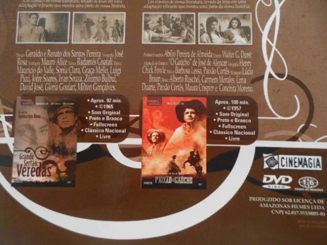 DVD Box Grandes Adaptações Literárias Grande Sertão: veredas - Paixão de Gaúcho - Foto 4