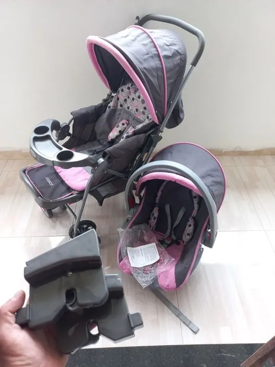 Carrinho de Bebê + Cadeirinha para Carro