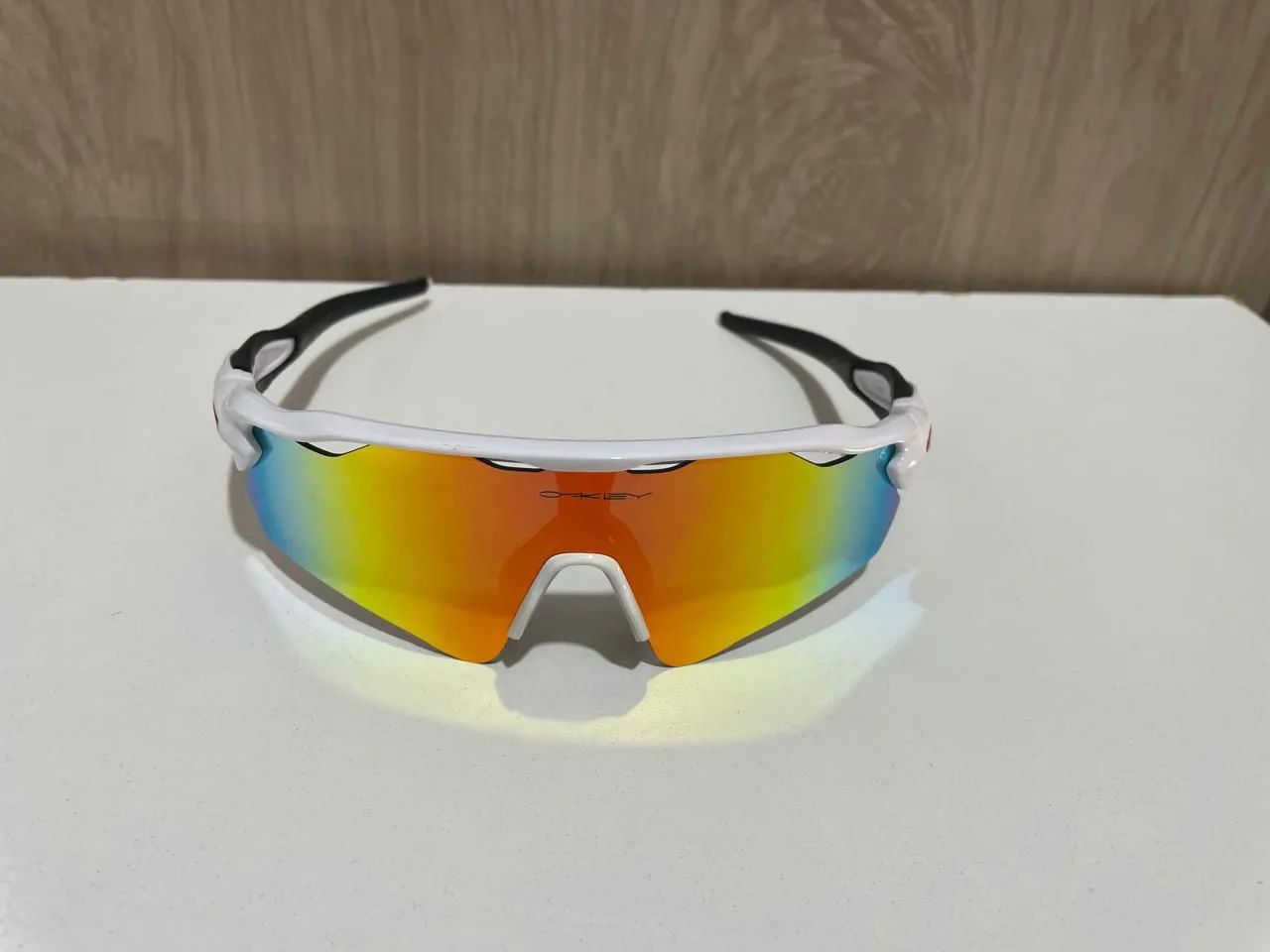 Óculos de Sol Oakley - Preto e Azul modelo RADAR  - Foto 5