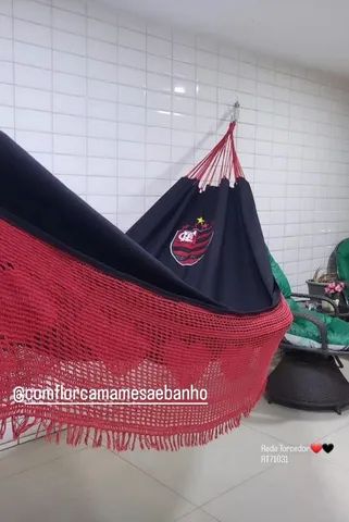 Rede De Dormir E Descanso Torcedor - Entrega Grátis  - Foto 4