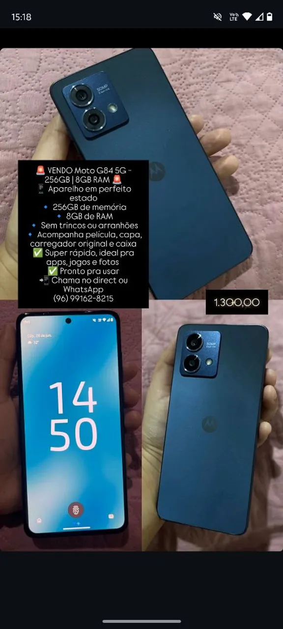 MOTOG84 5G 256GB 8GBRAM