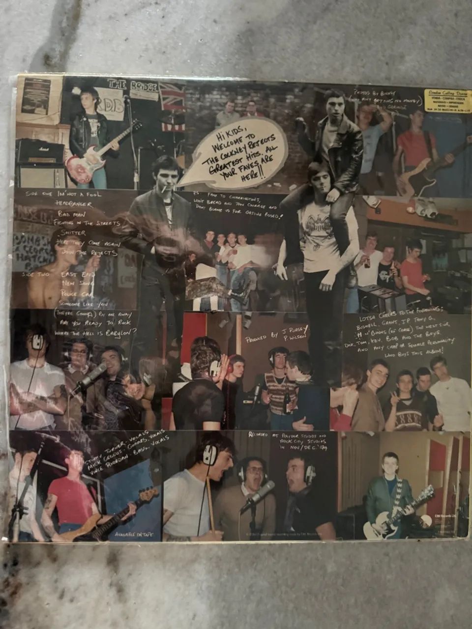 COCKNEY REJECTS - GREATEST HITS VOL. 1 - Foto 2