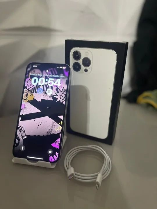 Iphone 13 pro max branco 256g - Foto 2
