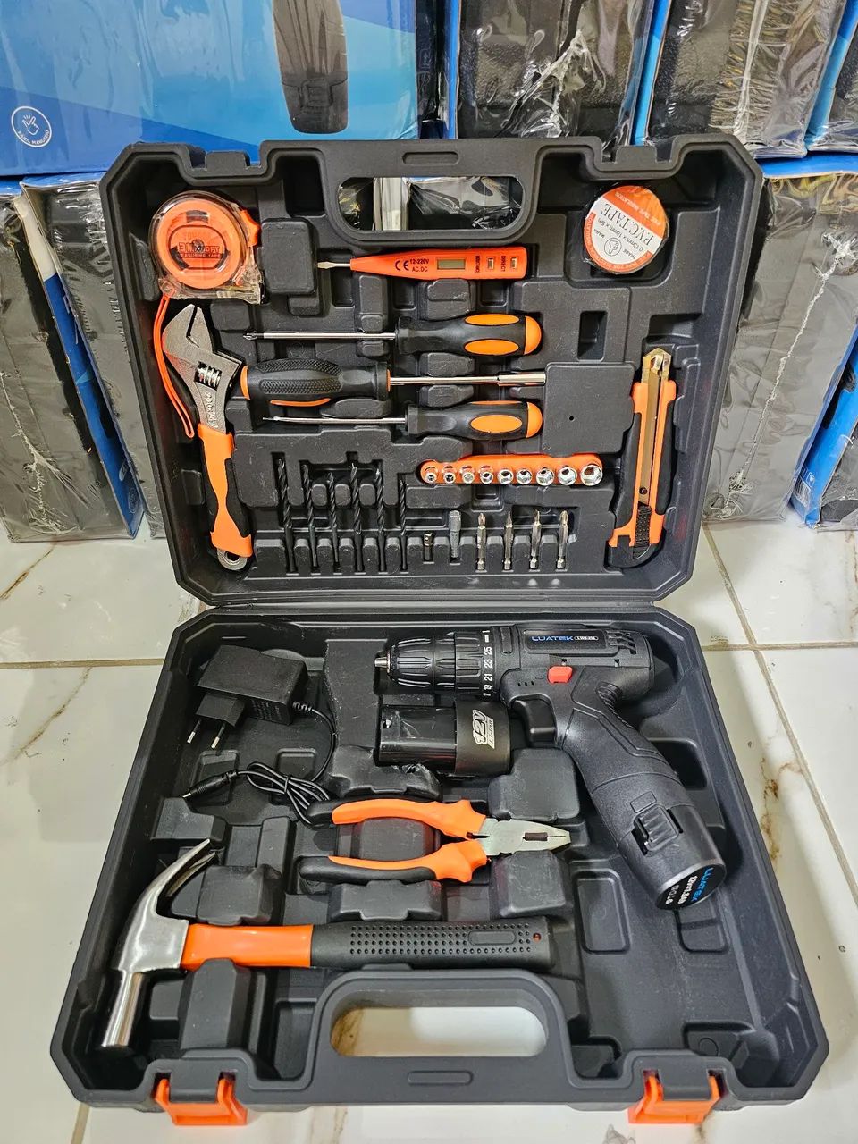 Kit parafusadeira 12 v
